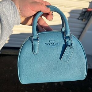 Coach Light Blue Satchel Bag